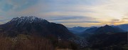 42 Colori del tramonto dall'Alben al Monte Gioco e al Linzone